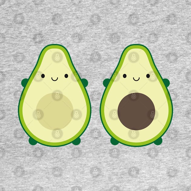 Kawaii Avocados by marcelinesmith